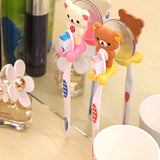 Cartoon Suction Cup Toothbrush Holder For Children- 1Pc