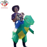 Fantasy Adult Inflatable Unicorn Dinosaur Costume Willy Cowboy Sumo Anime Cosplay Mascot Halloween Costume For Women Men Kid Boy