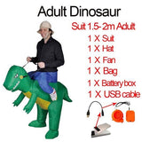 Fantasy Adult Inflatable Unicorn Dinosaur Costume Willy Cowboy Sumo Anime Cosplay Mascot Halloween Costume For Women Men Kid Boy