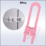 5pcs, 8pcs & 10pcs U Shape Baby Safety Lock for Cabinet Security Door